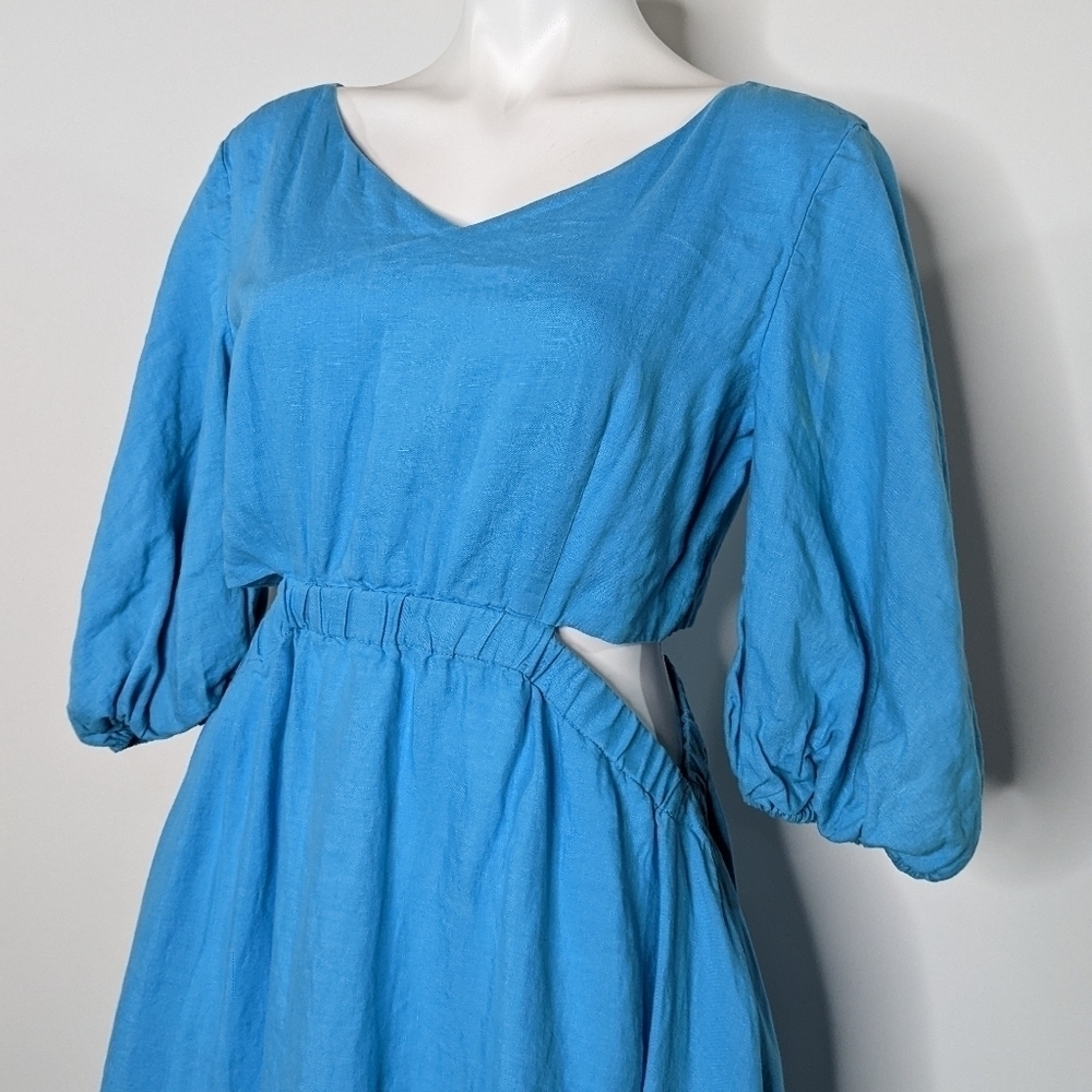 Nicholas blue cutout dress 10 - Picture 4 of 13